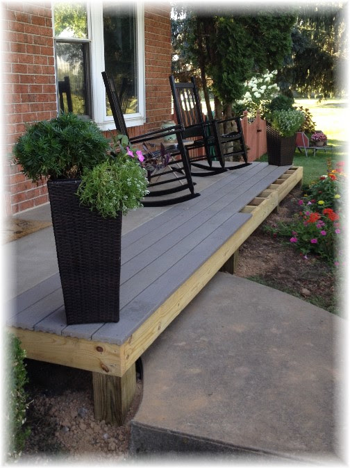 Porch extension 8/25/14