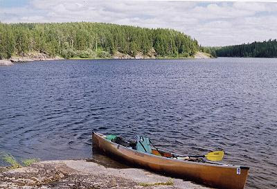 solo canoe trip into Ontario's Woodland Caribou Provincial Pa   rk