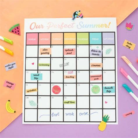  summer calendar printable summer calendar printable summer calendar