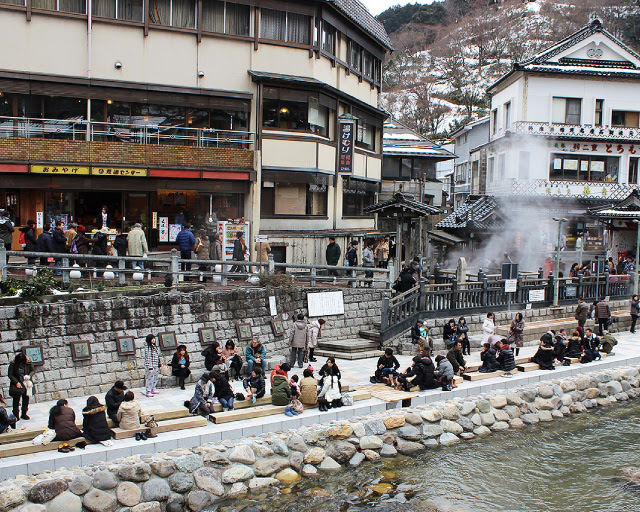 湯村温泉 湯けむり荒湯 夢千代の里