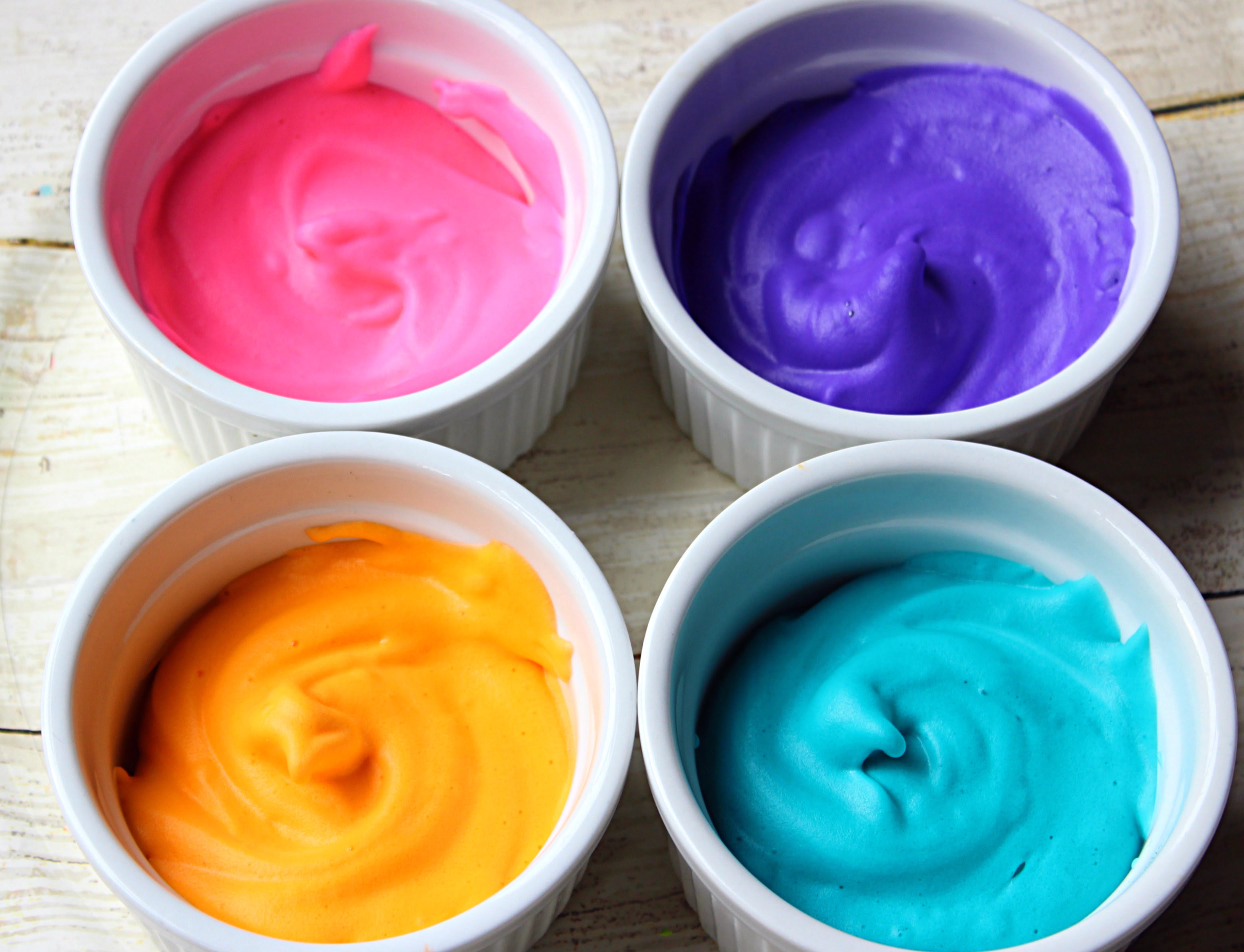 Easy 3 Ingredient Homemade Puffy Paint - Bebe and Bear