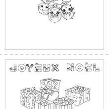 Carte De Noel A Colorier Et Imprimer Cartes De Voeux De Noel A Colorier 32 Coloriages De Noel