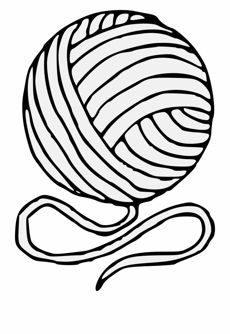 Download Ball Of Yarn Drawing | Free download on ClipArtMag