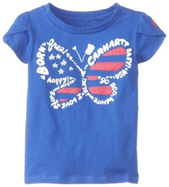 Amazon.com: Carhartt Baby-Girls Infant Born Free Tulip Sleeve T 