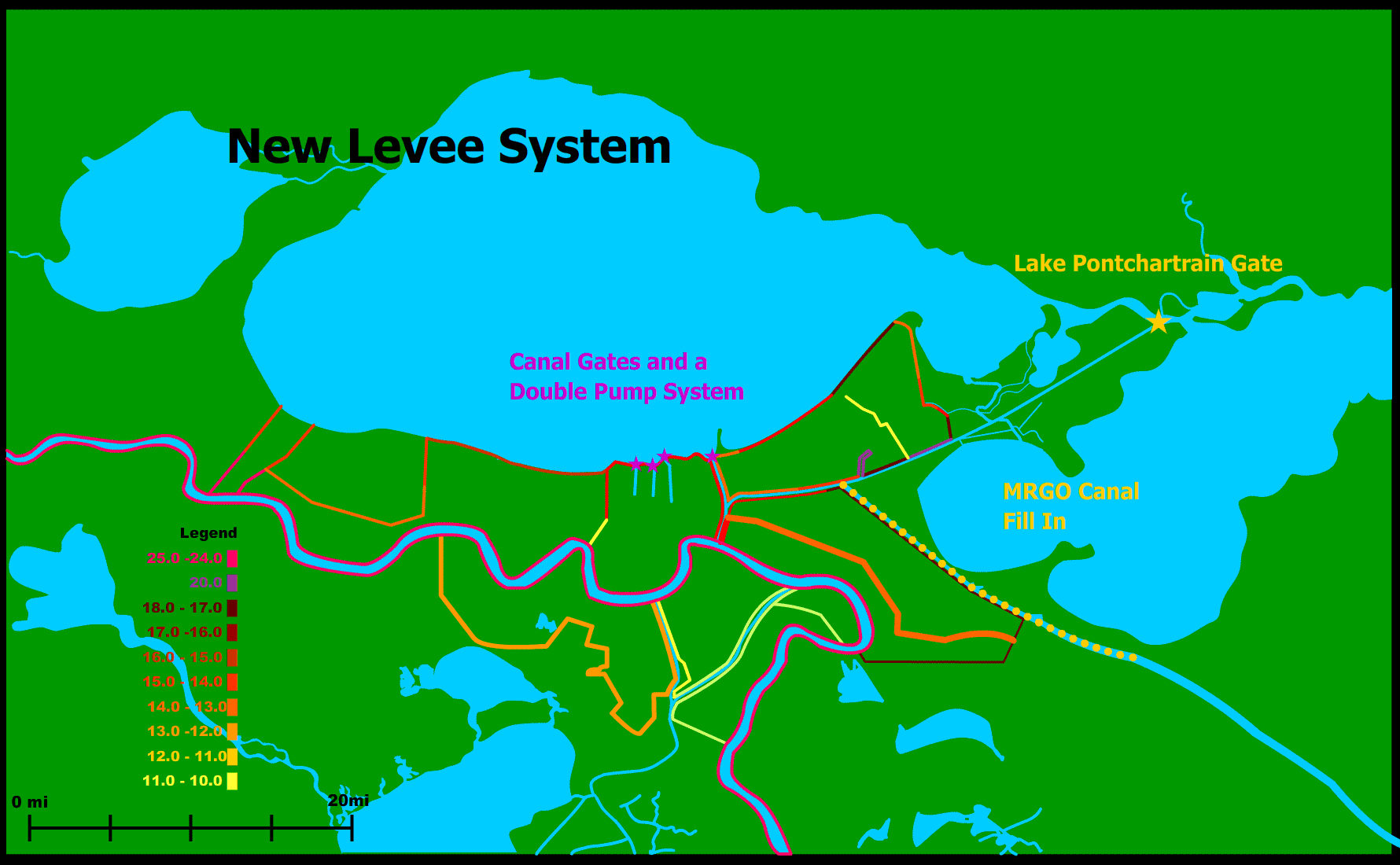New Orleans Levee System Map | Healty Living Guide