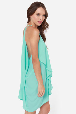 Tier for the Party Turquoise Dress