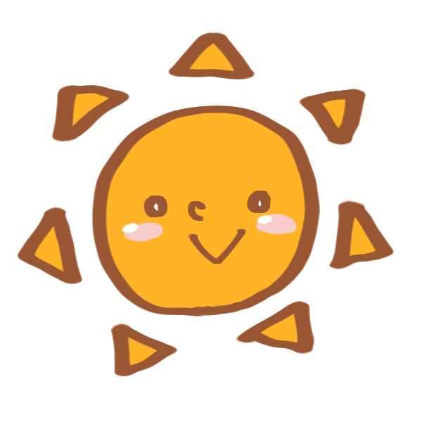 晴れの日のマークのイラスト かわいいフリー素材が無料のイラストレイン