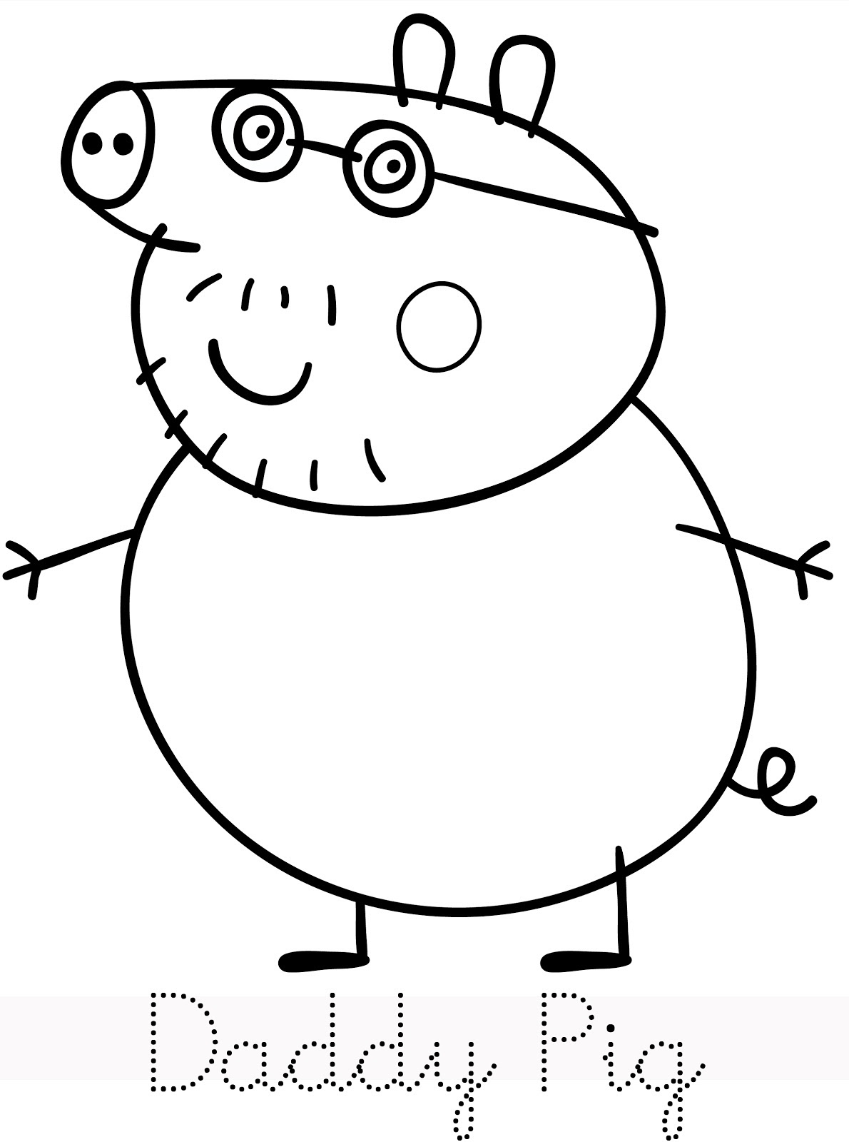 Coloriage peppa pig