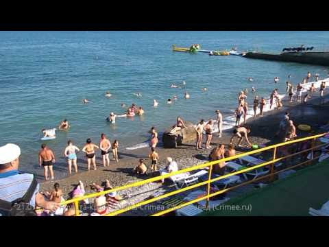 21.07.2017. Крым. Алушта сегодня вечером (центральные пляжи)