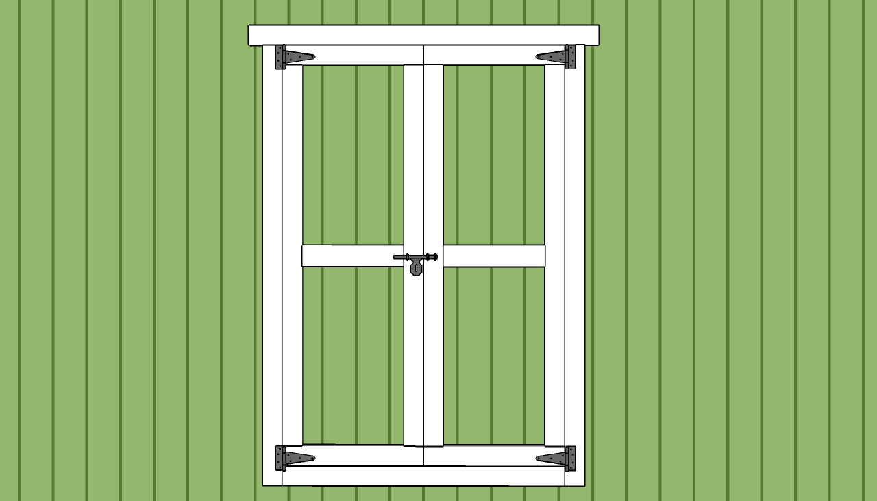 DIY Shed Door Plans MyOutdoorPlans Free Woodworking 