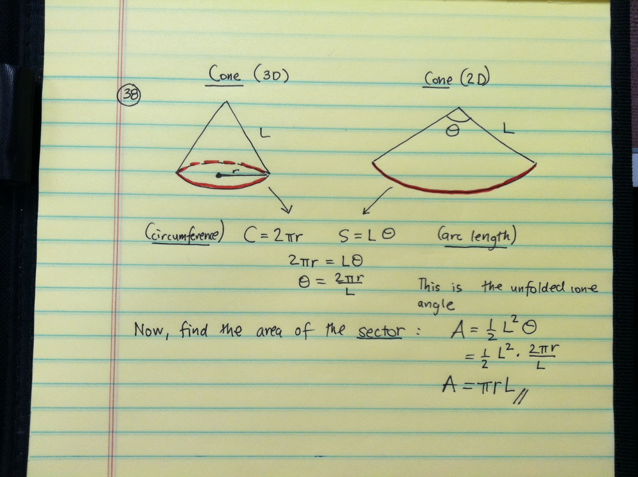 formula right cone Problem #38) A48, Bourbois  Mr. pg Cone (Anton,