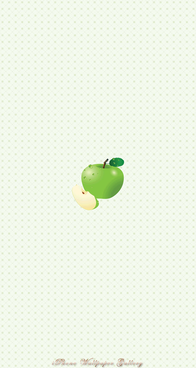 Iphone5 壁紙館 アート作品 青リンゴ 2 Free Iphone Wallpaper Gallery Arttistic Designs