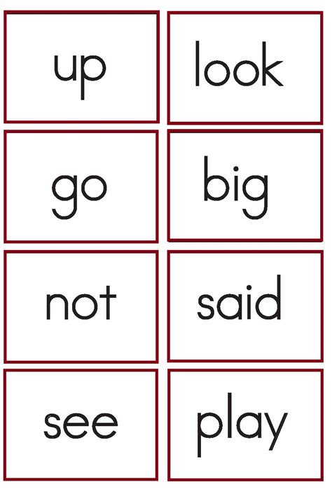 Sight words worksheets for preschool and kindergarten. kindergarten worksheets kindergarten sight words flash cards