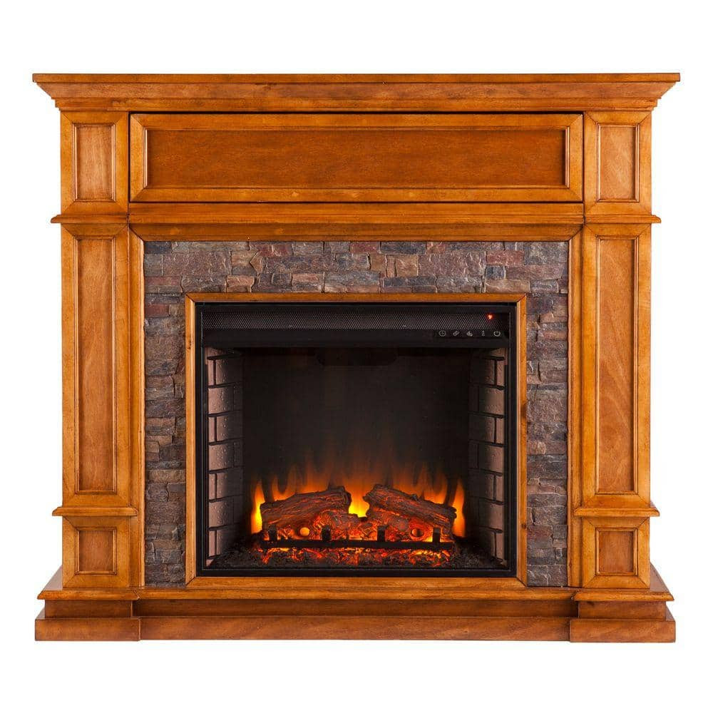Indoor Fireplaces  Stone  Faux Fireplace at The Home Depot