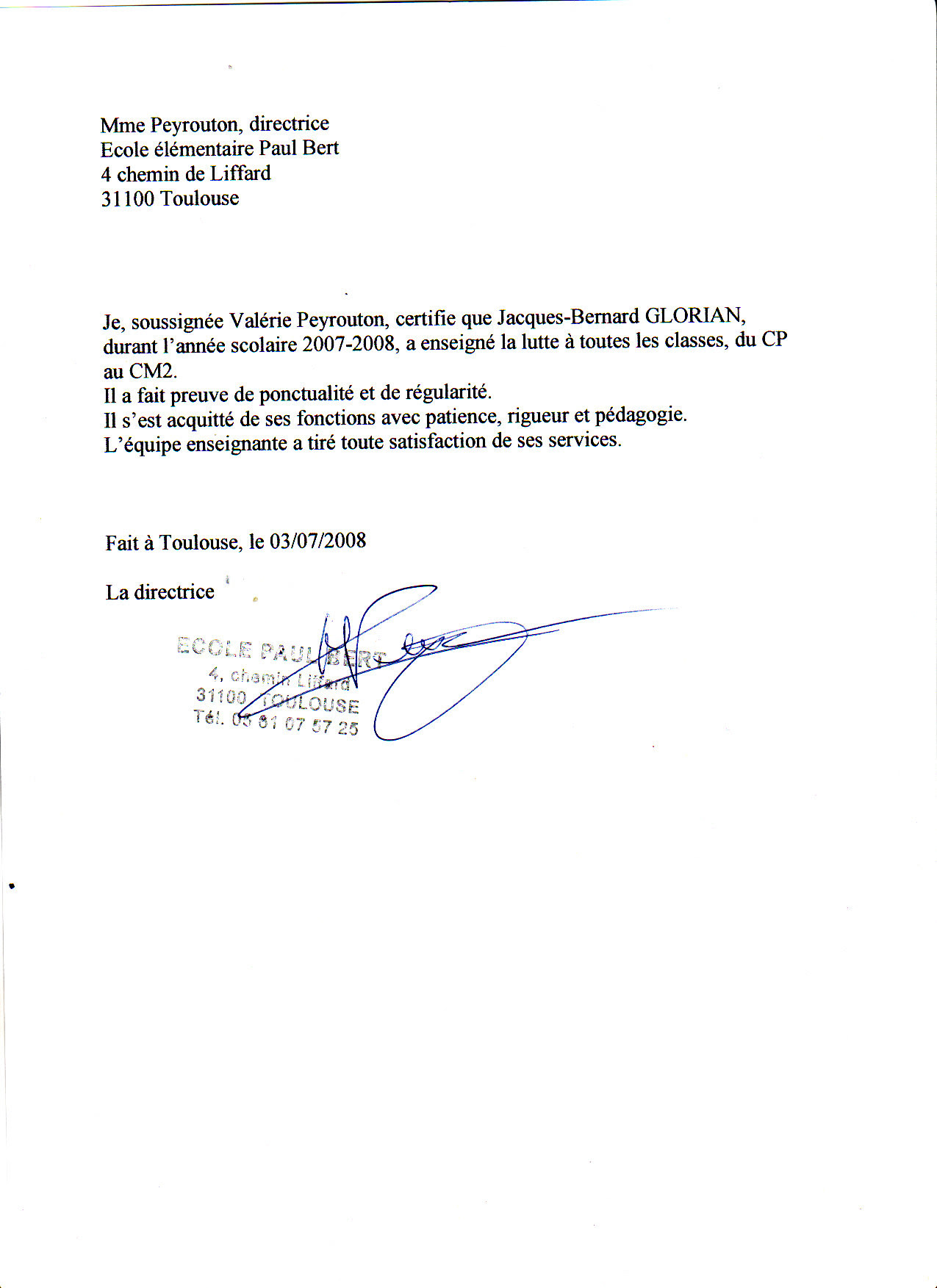 La Lettre De Recommandation