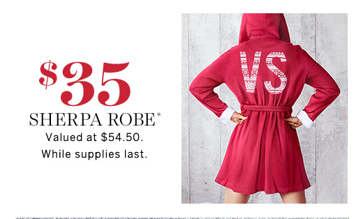 $35 - Sherpa Robe*