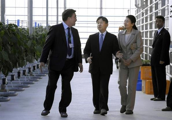 Crown Prince Naruhito of Japan and Crown Princess Masako of Japan visited Nankoku city in Kochi prefecture
