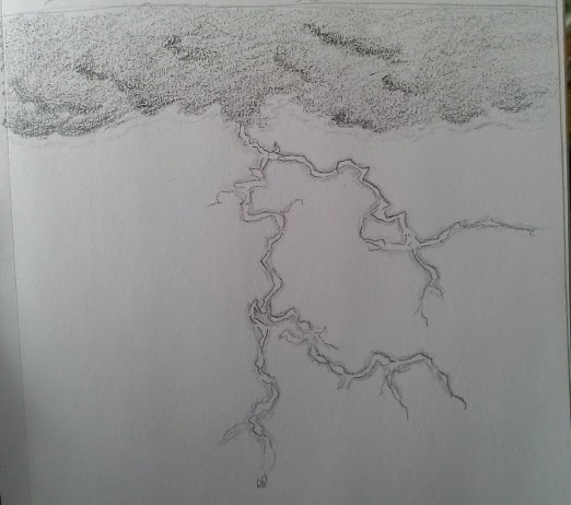 January 7th - Lightning : SketchDaily