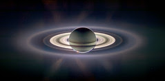 A View of Earth from Saturn