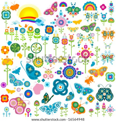 images of flowers and butterflies. flowers and utterflies