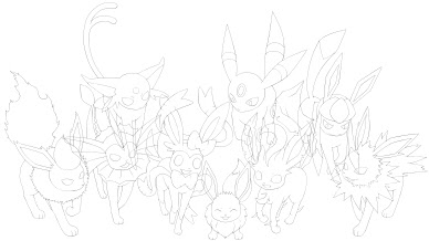 ８月のトップ絵はイーブイズ ポケモン王国ブログ