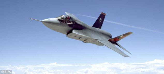 The laser will enetually be mounted on craft such as Lockheed's F-35 jet
