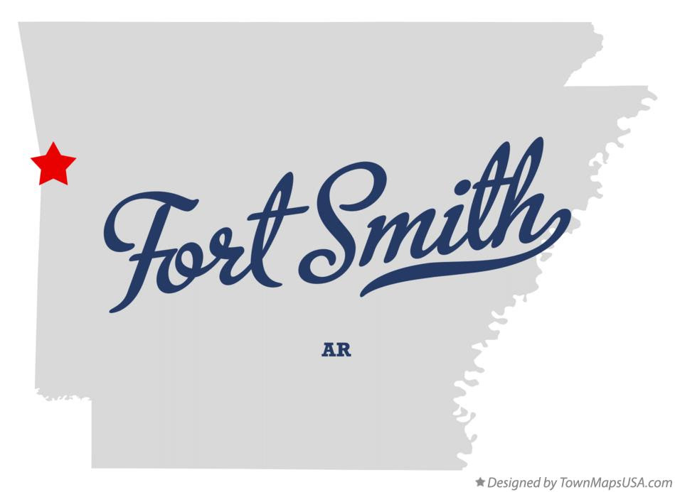 Fort Smith Arkansas Map