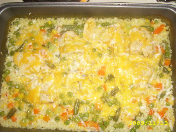 Campbells Cheesy Chicken And Rice Casserole Recipe - Food.com