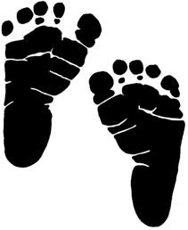 Download Baby Footprint Heart - ClipArt Best