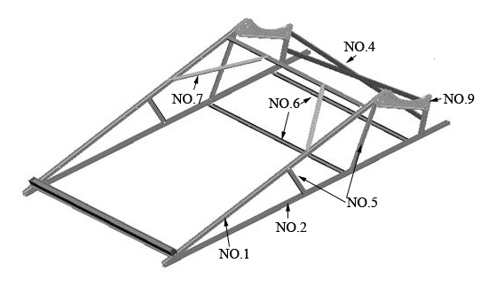 sloping pressurized solar water heater Assembly bracket