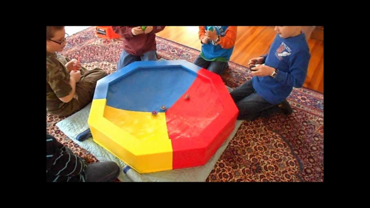 Giant Custom Beyblade Stadium - YouTube