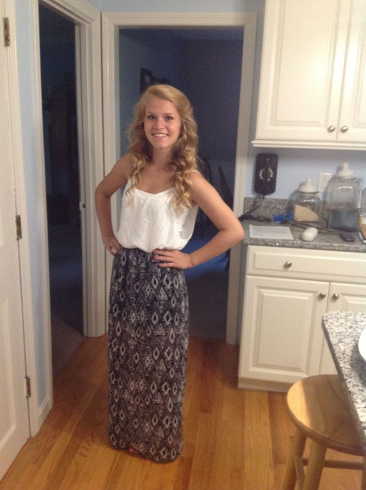 Niece first day sophomore year high school