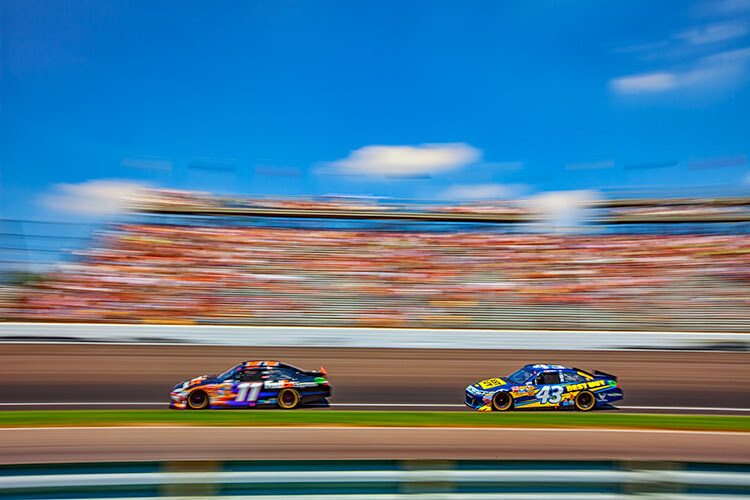 Panning in Shutter Priority mode
