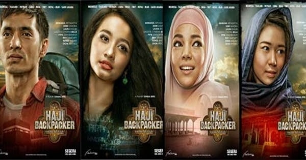 Film Indonesia : 4 Poster Karakter Film Haji Backpacker 