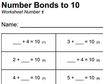 Free Printable Mental Maths Worksheets for Children aged 4-11