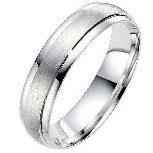 ... gold 5mm matt  polished finish wedding ring - Product number 8617600