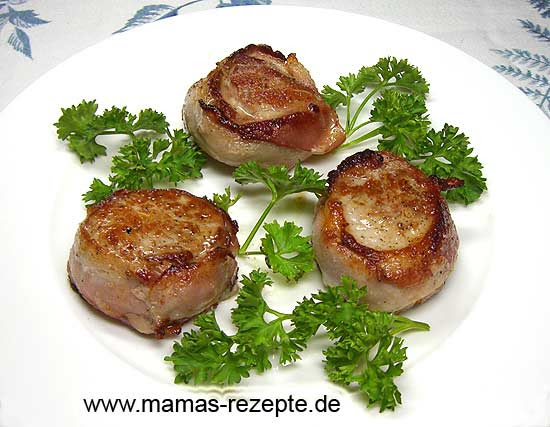 Filetmedaillons Mit Speck Mamas Rezepte Mit Bild Und Kalorienangaben