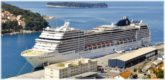 MSC Magnifica in Dubrovnik