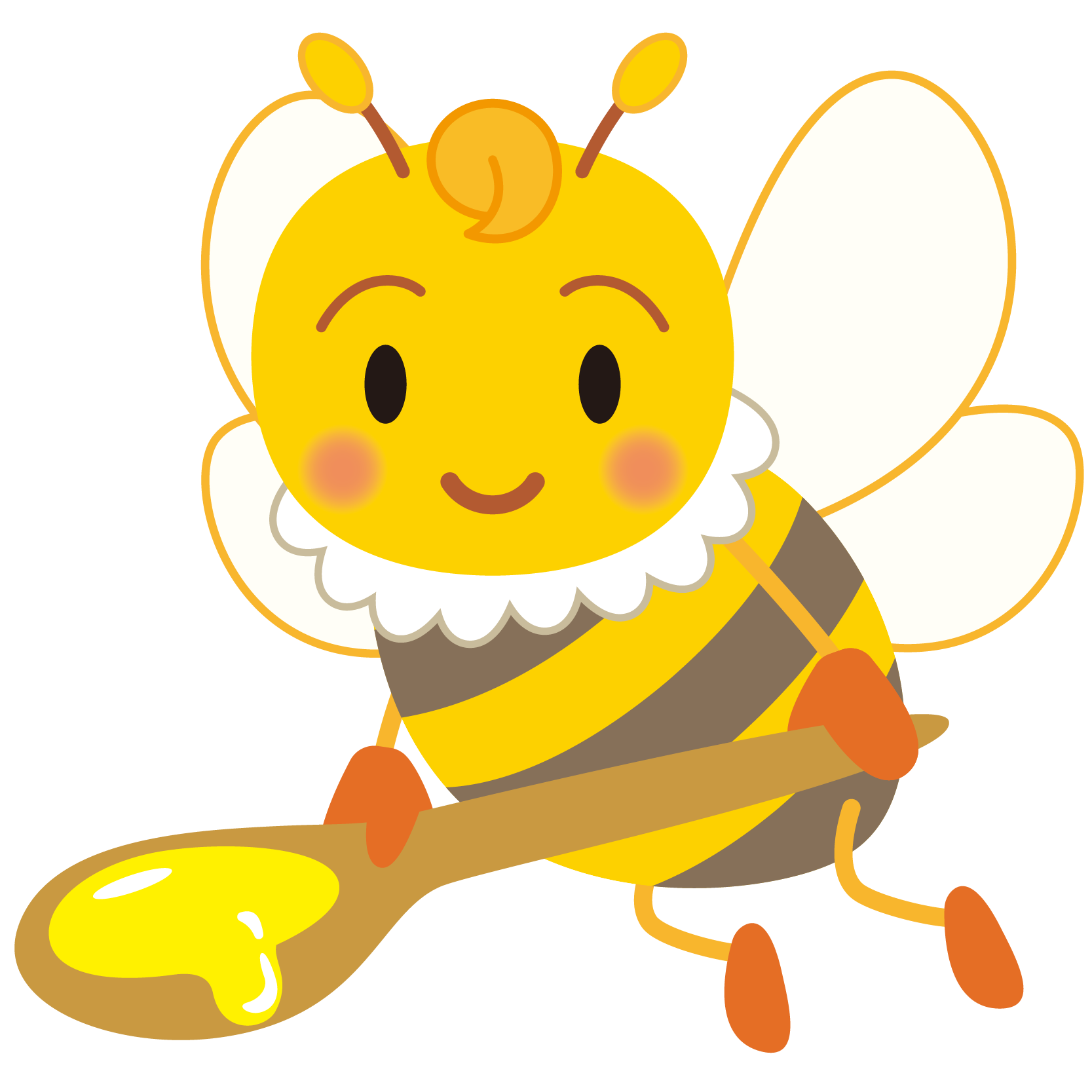 商用フリー 無料イラスト みつばち 蜂 はちみつ Honeybee010 商用ok フリー素材集 ナイスなイラスト