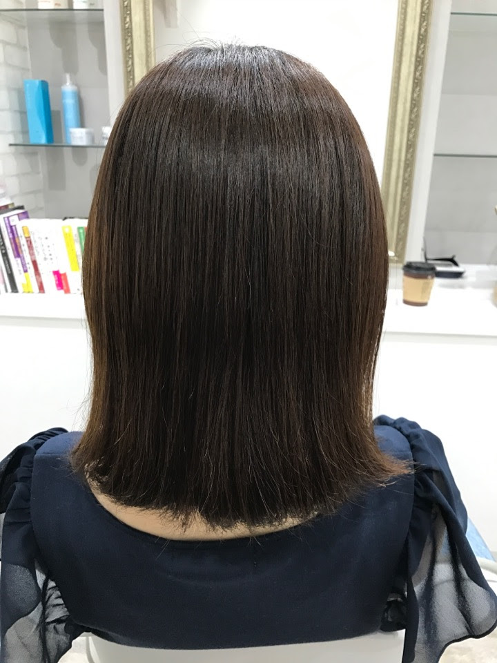 髪質改善 ジゼルトリートメントその後 １ヶ月後の持ちはどれくらい よしえさん の髪 京都四条烏丸 くせ毛と縮毛矯正に専門特化した美容師 関口恭章のブログ