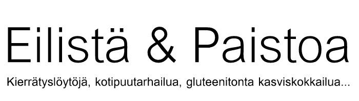 Eilistä paistoa