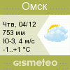 GISMETEO: Погода по г.Омск