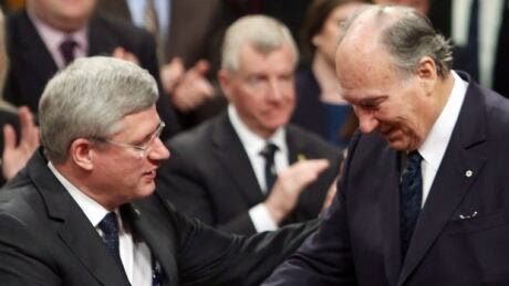 Harper Aga Khan in Ottawa