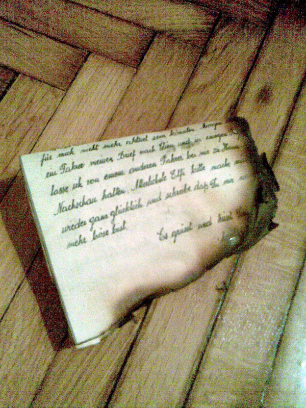 love letter, to Elfi.