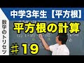 【ベストコレクション】 中学 3 数学 301018-中学3数学 平方根