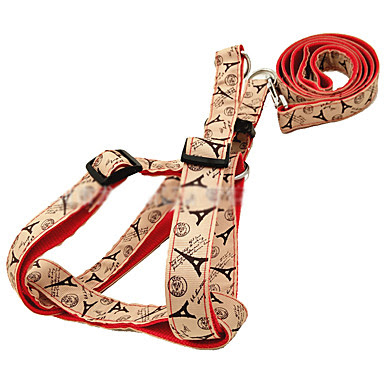 Dog Leash Adjustable/Retractable Cartoon Red / White / Blue Nylon 