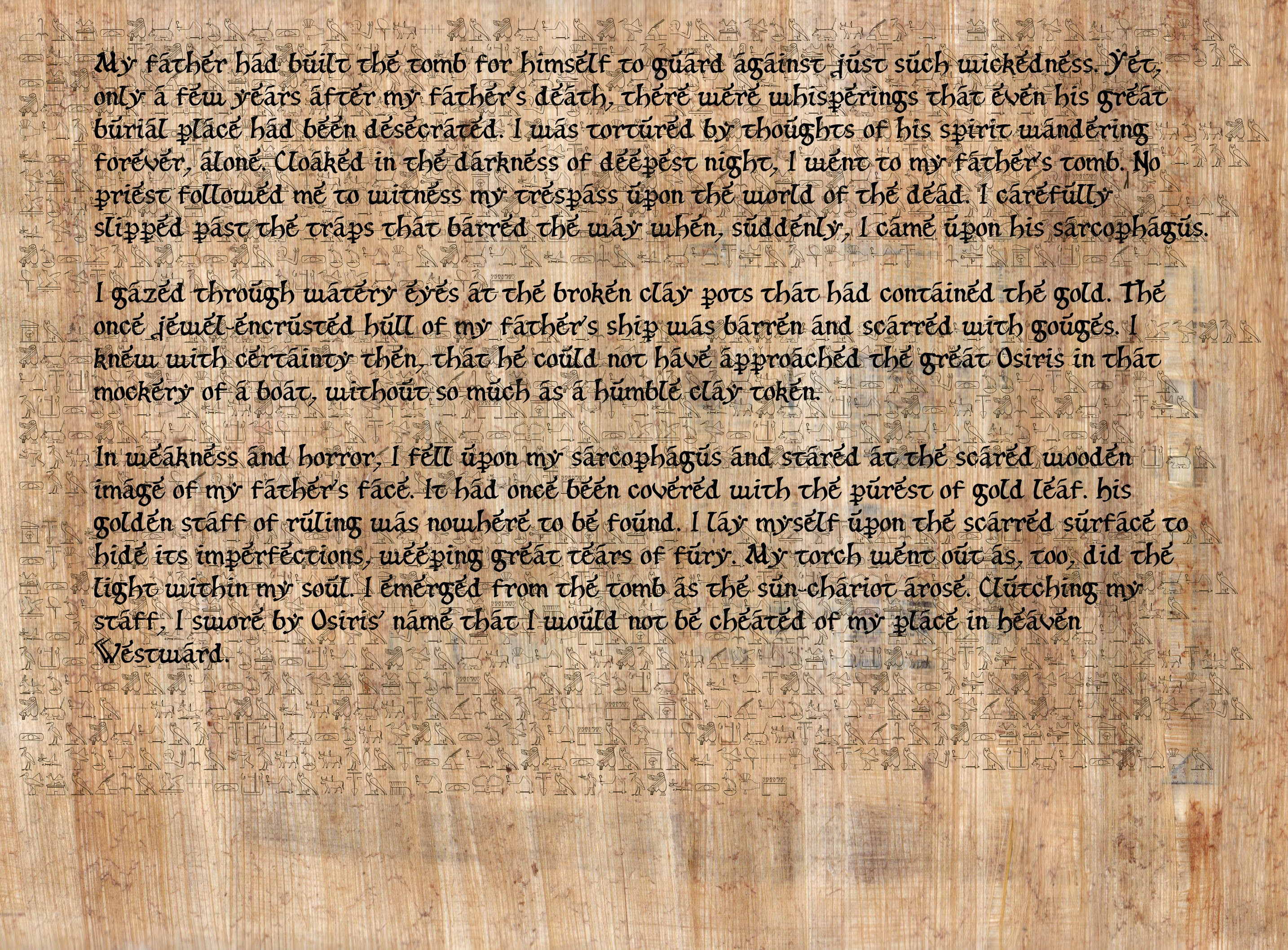 From Tracy and Laura Hickman, TSR's Pharaoh 
adventure, Amun-Re's story, part 2