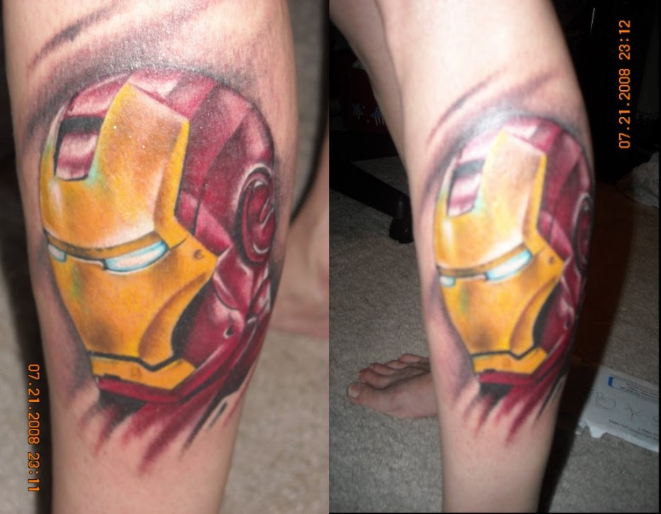 Previous Next → · My_Iron_Man_Tattoo_by_TI_655