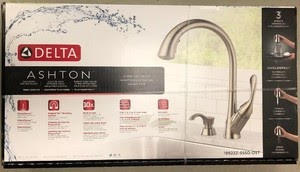 Delta Ashton Kitchen Faucet - Delta Ashton 19922-SSSD-DST Single Handle Pull Down ... - How to install a delta kitchen faucet with touch2o technology and tempsense.