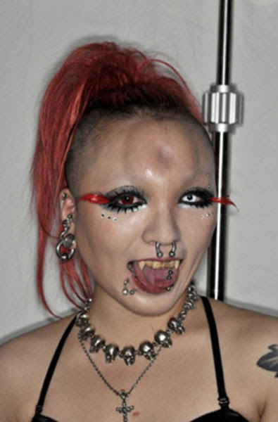 Disturbing Forehead Modifications by Japanese Kids